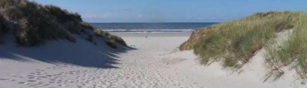 Free parking on Ameland, close to the beach
