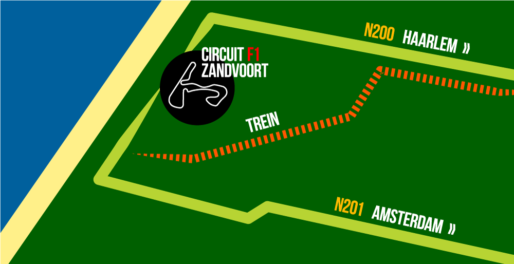 Bereikbaarheid Zandvoort F1 Circuit