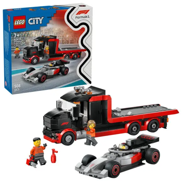 LEGO City – F1® Display Truck with Audi F1® Race Car 60493 | Goodbricks
