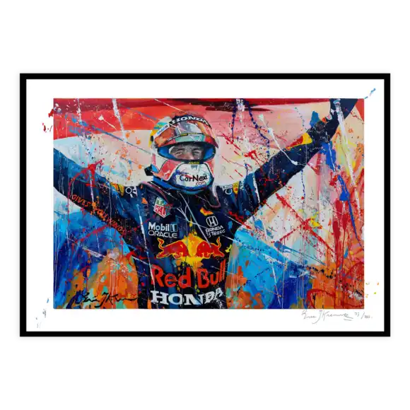 Dutch GP 2021 Podium P1 – 70 x 50 cm – Max Verstappen | Verstappen.com