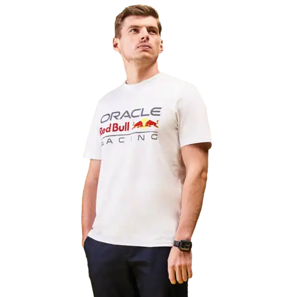 Red Bull Racing T-shirt – XXL – Logo T-shirt – Wit – Max Verstappen | Verstappen.com