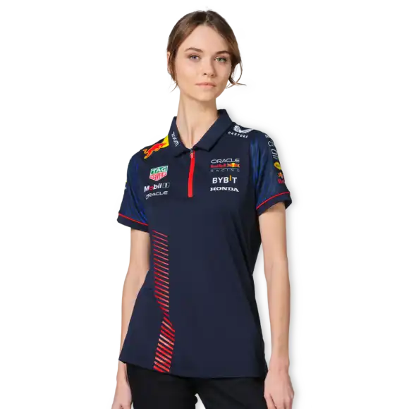 Red Bull Racing Polo – S – Team Polo 2023 – Dames – Max Verstappen | Verstappen.com