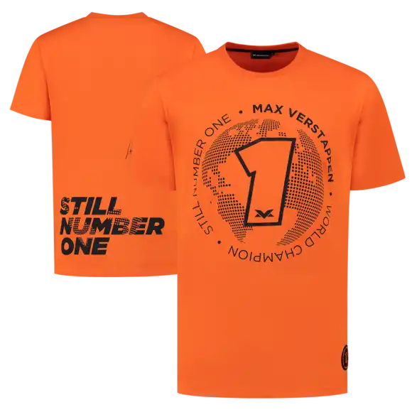 One Collection T-Shirt Oranje 2023 – S – Max Verstappen | Verstappen.com