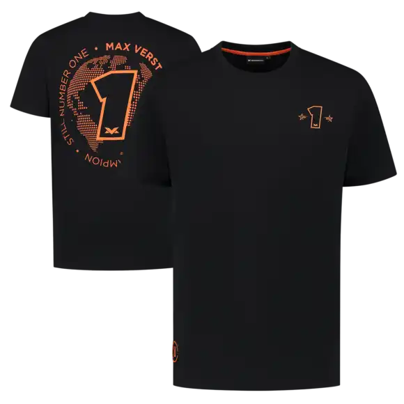 One Collection T-Shirt Zwart 2023 – S – Max Verstappen | Verstappen.com