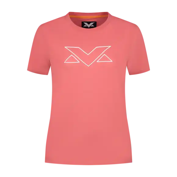 Dames – MV Logo T-shirt – Coral – S – Max Verstappen | Verstappen.com