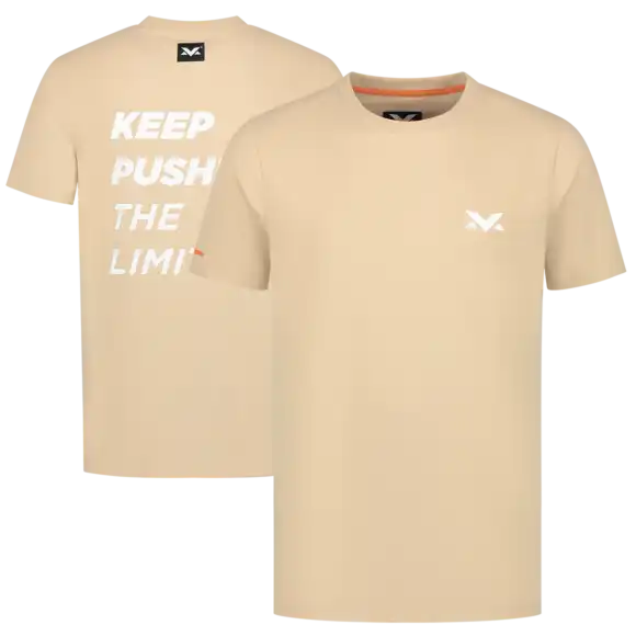 Heren – MV T-shirt The Limits – Camel – XL – Max Verstappen | Verstappen.com
