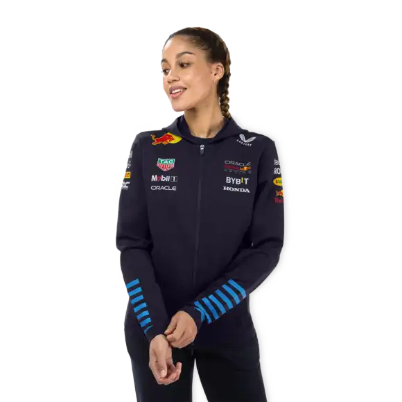 Red Bull Racing Vesten – L – Team Full Zip Hoodie 2024 – Dames – Max Verstappen | Verstappen.com