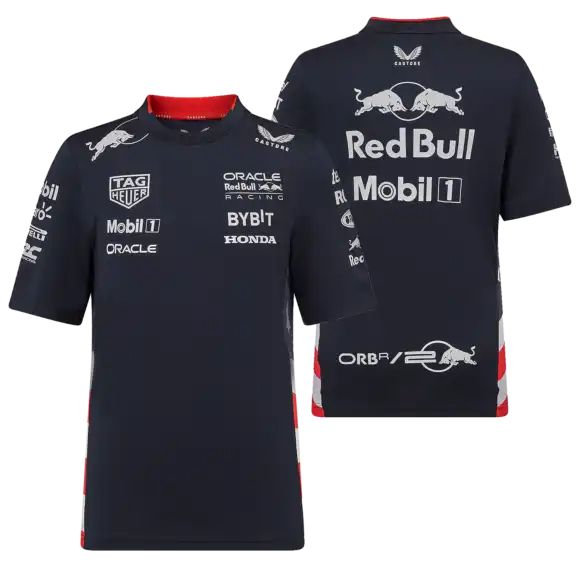 Red Bull Racing T-shirt – 152-158 – America Race Team T-Shirt 2024 – Kids – Max Verstappen | Verstappen.com