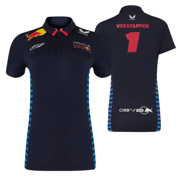 Max Verstappen Polo – XS – Red Bull Racing Driver Polo 2024 Max Verstappen Dames | Verstappen.com