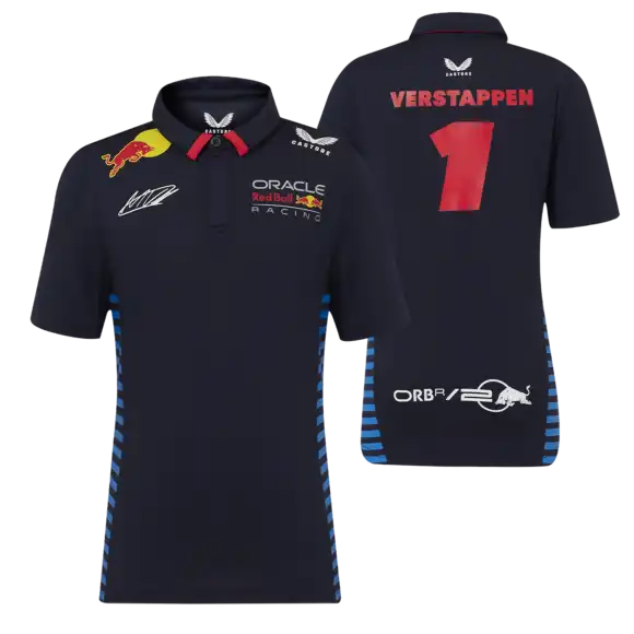 Max Verstappen Polo – 140-146 – Red Bull Racing Driver Polo 2024 Max Verstappen kids | Verstappen.com