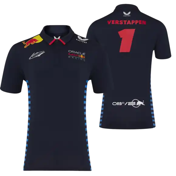 Max Verstappen Polo – S – Red Bull Racing Driver Polo 2024 Max Verstappen – Heren | Verstappen.com