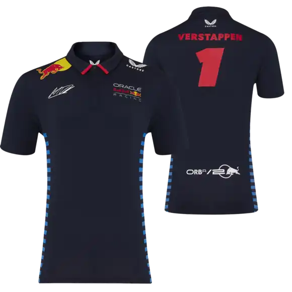 Max Verstappen Polo – XXXL – Red Bull Racing Driver Polo 2024 Max Verstappen – Heren | Verstappen.com