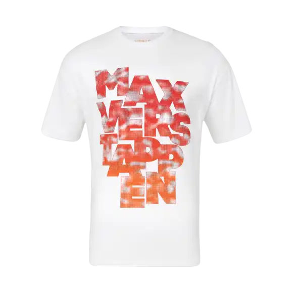 Max Verstappen T-shirt – L – Red Bull Racing T-Shirt Wit Max Expression | Verstappen.com