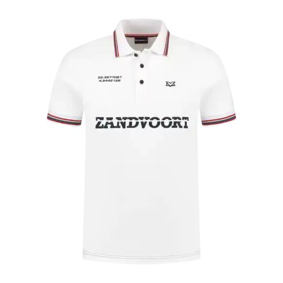 Polo – Wit – MV Official x Zandvoort – XXL – Max Verstappen | Verstappen.com