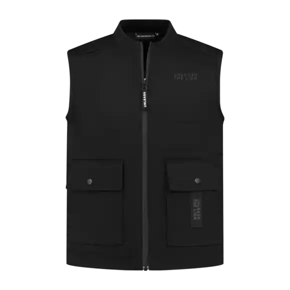 Unleash The Lion – Bodywarmer – Zwart – M – Max Verstappen | Verstappen.com