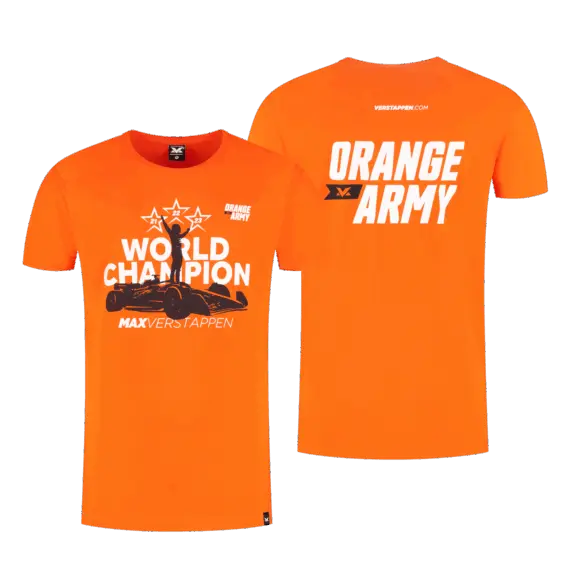 Orange Army T-Shirt 2024 – M – Max Verstappen | Verstappen.com