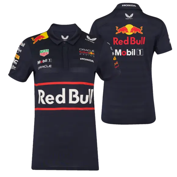 Red Bull Racing Polo – XL – Dames – Team Polo 2025 – Max Verstappen | Verstappen.com