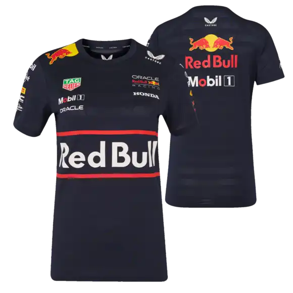Red Bull Racing T-shirt – XXS – Dames – Team T-Shirt 2025 – Max Verstappen | Verstappen.com