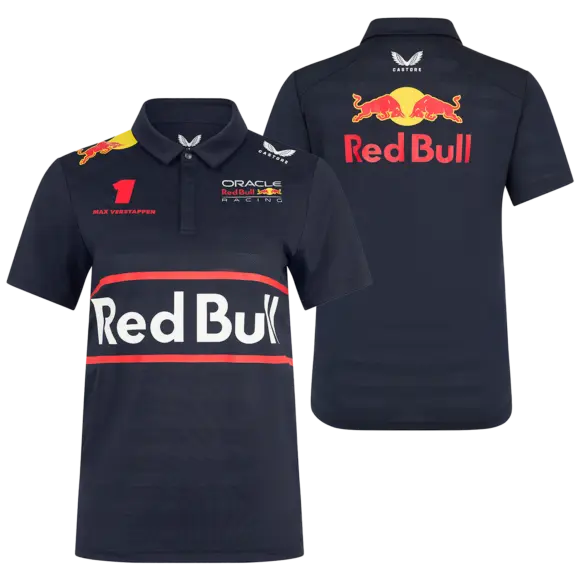 Max Verstappen Polo – XXXL – Dames – Driver Polo 2025 – Red Bull Racing | Verstappen.com