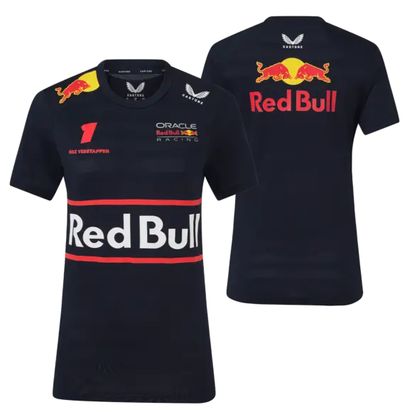 Max Verstappen T-shirt – XS – Dames – Driver T-Shirt 2025 – Red Bull Racing | Verstappen.com