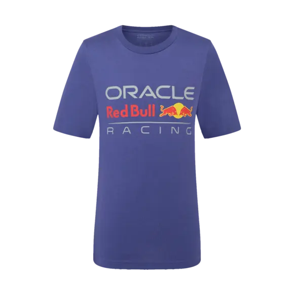 Red Bull Racing T-shirt – 152-158 – Kids – Large Front Logo T-shirt – Blauw – Max Verstappen | Verstappen.com