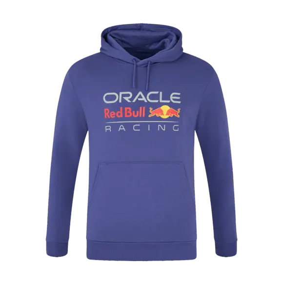 Red Bull Racing Truien – 164-170 – Kids – Large Front Logo Hoodie – Blauw – Max Verstappen | Verstappen.com
