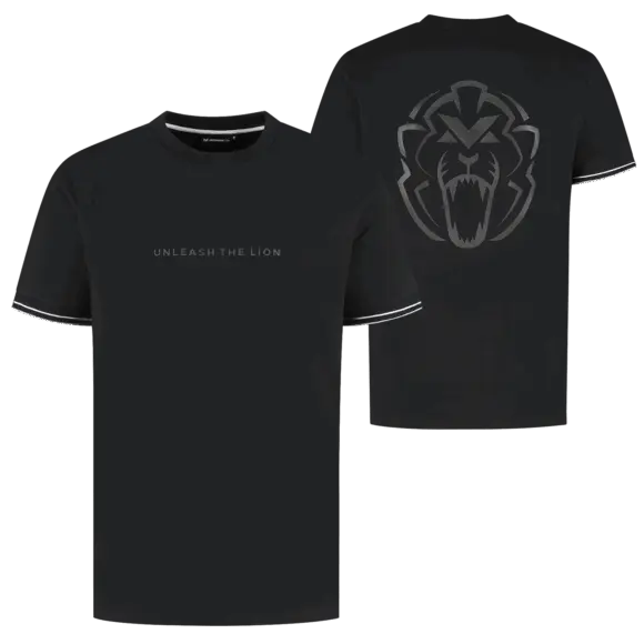 T-shirt – Zwart – Unleash The Lion – XXXL – Max Verstappen | Verstappen.com