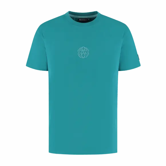 T-shirt – Teal – Unleash The Lion – S – Max Verstappen | Verstappen.com