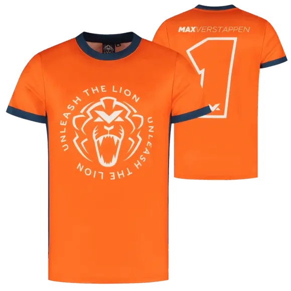 Sportshirt – Oranje – Unleash The Lion – XL – Max Verstappen | Verstappen.com