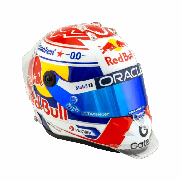 1:2 – 2025 Seizoenshelm – Max Verstappen – Schaalmodel – Red Bull Racing | Verstappen.com