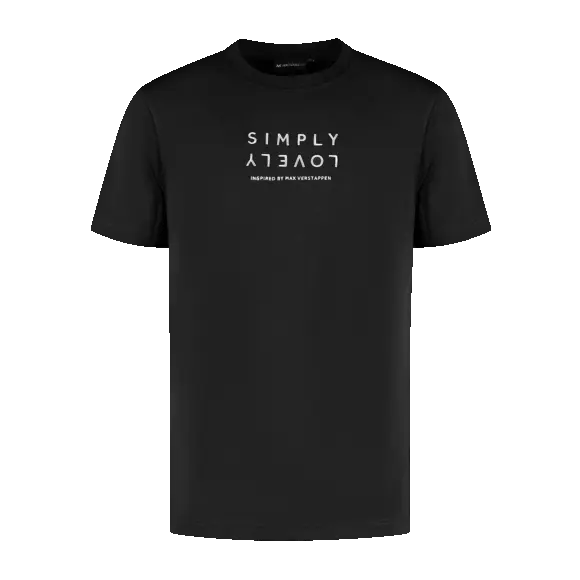 MV T-Shirt – Zwart – Simply Lovely – Max Verstappen | Verstappen.com