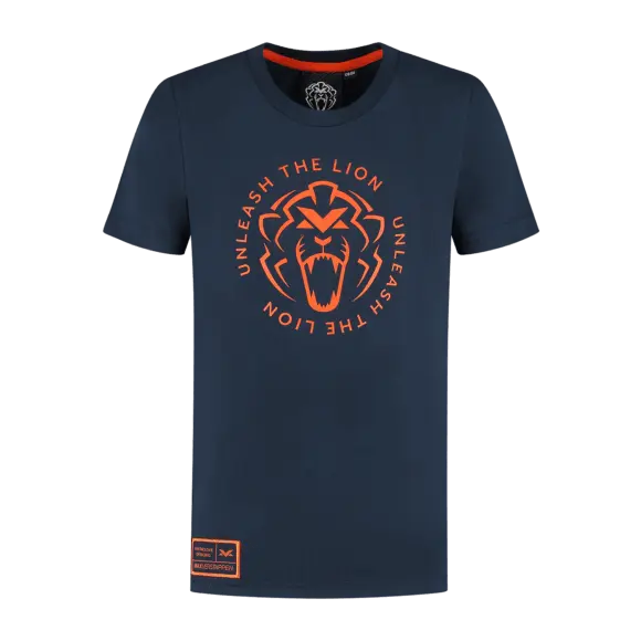 Kids – T-Shirt – Navy – Unleash The Lion – 140-146 – Max Verstappen | Verstappen.com