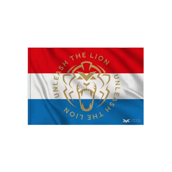 Vlag – 100 x 150 – Unleash The Lion – 100 x 150 – Max Verstappen | Verstappen.com
