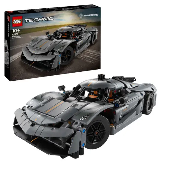 LEGO Technic – Koenigsegg Jesko Absolut Grey Hypercar 42173 | Goodbricks