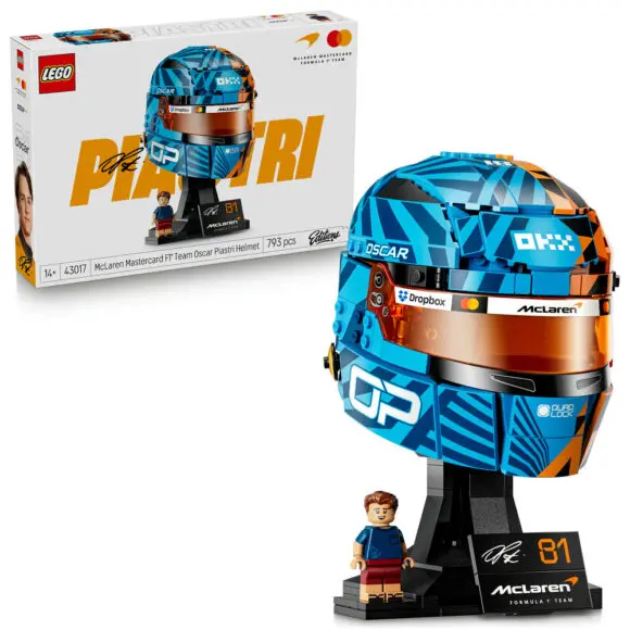 LEGO Editions Formula 1 – McLaren Mastercard F1® Team helm van Oscar Piastri 43017 | Goodbricks