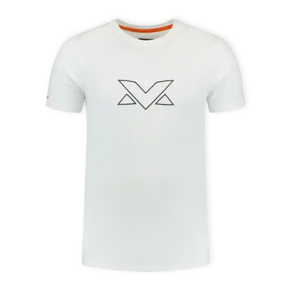 MV Logo T-shirt – Wit – L – Max Verstappen | Verstappen.com