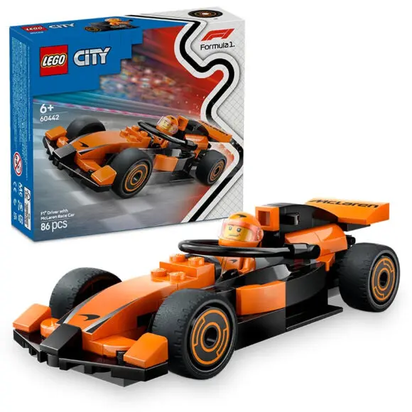 LEGO City – F1 Driver with McLaren Race Car 60442 | Goodbricks