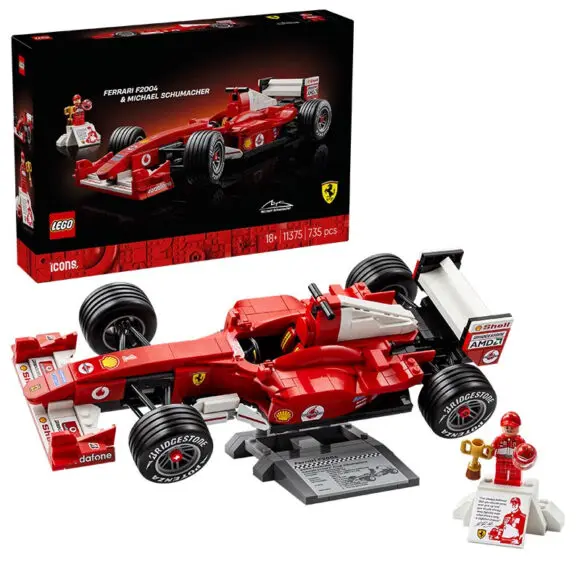 LEGO Icons – Ferrari F2004 & Michael Schumacher 11375 | Goodbricks