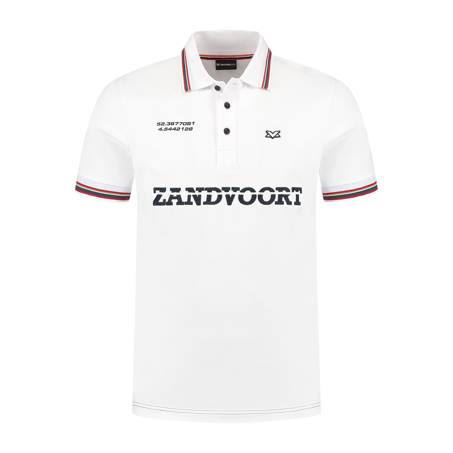 Polo – Wit – MV Official x Zandvoort – XXL – Max Verstappen