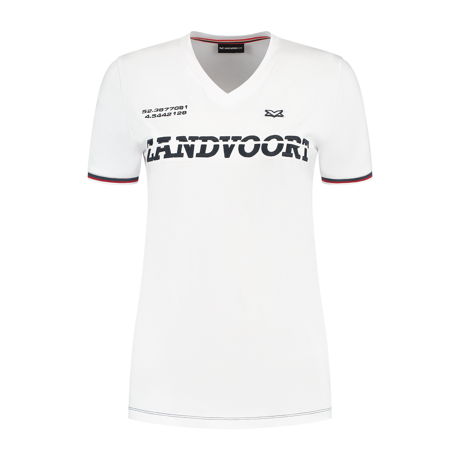 Dames – T-shirt – Wit – MV Official x Zandvoort – XXXL – Max Verstappen