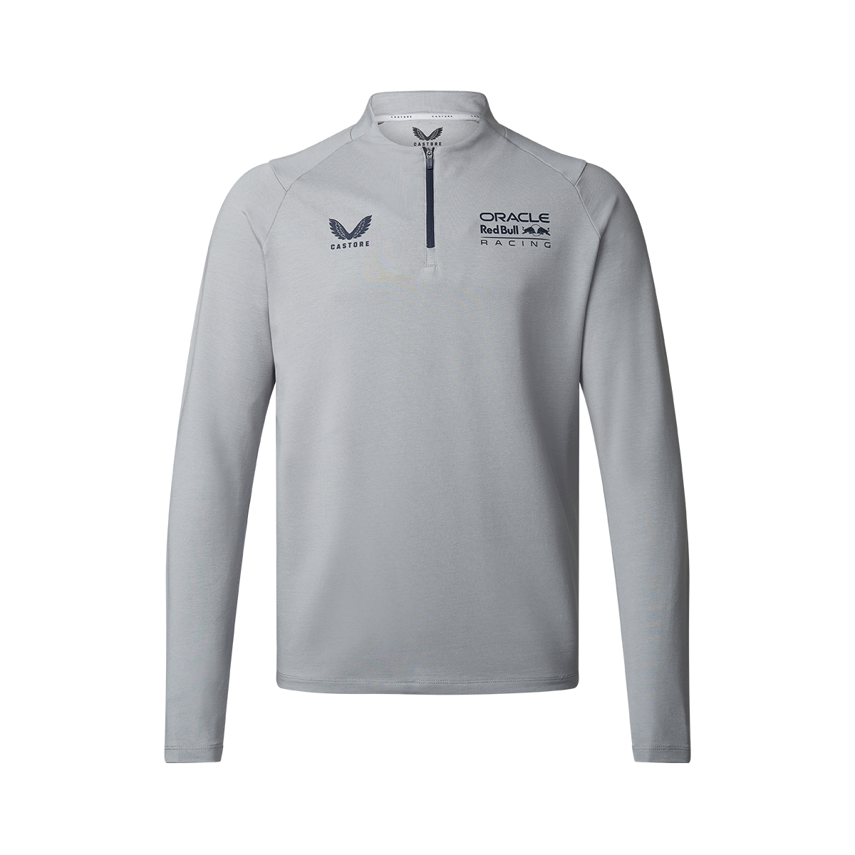 Red Bull Racing Truien – S – Castore Half Zip Sweater – Grijs – Max Verstappen