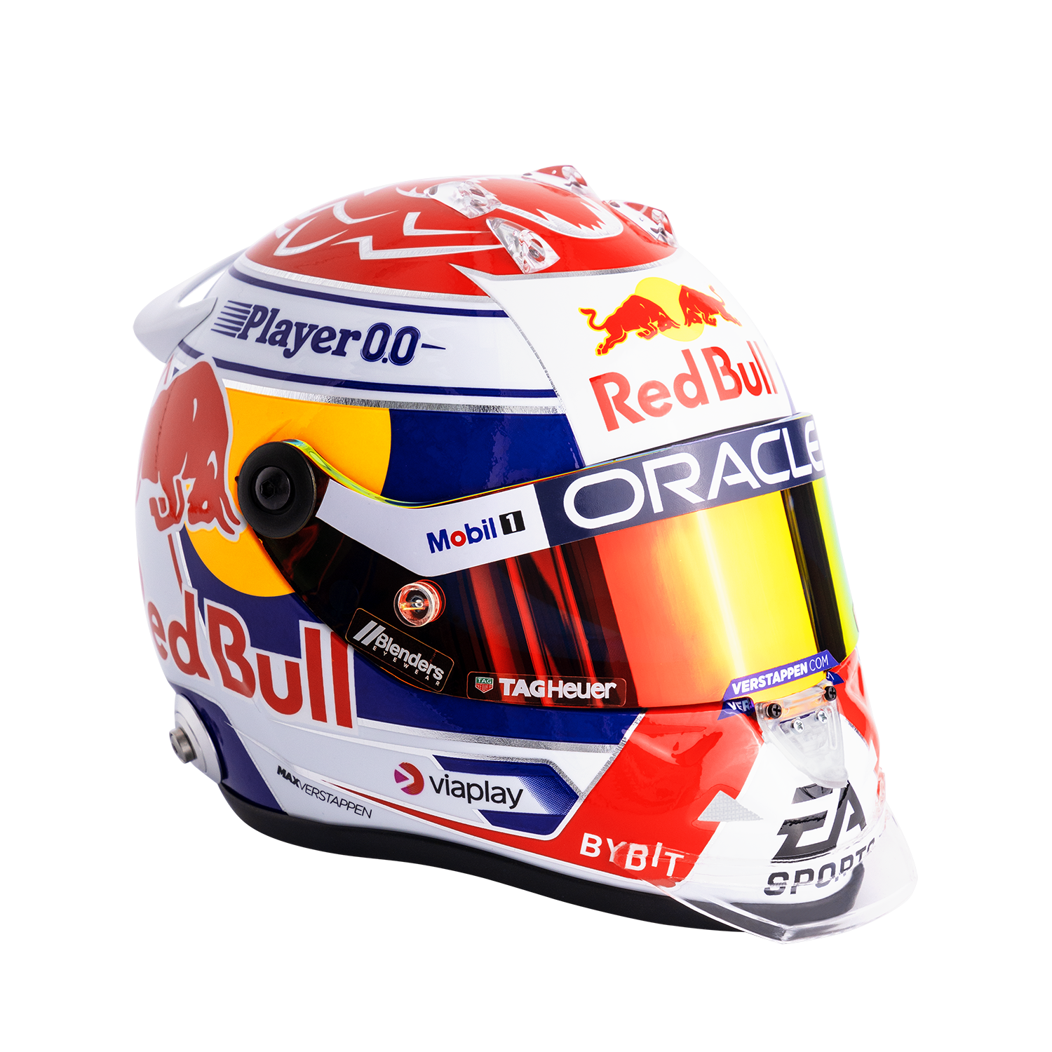 1:2 – 2024 Seizoenshelm – Max Verstappen – Schaalmodel – Red Bull Racing