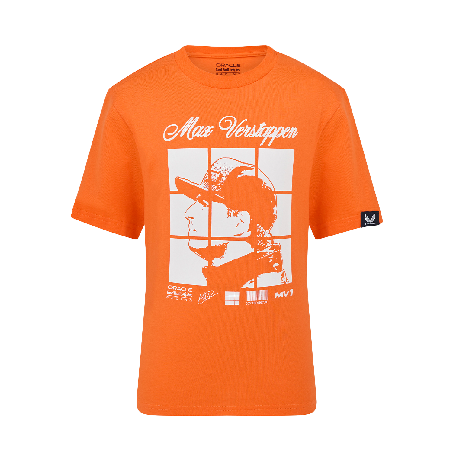 Red Bull Racing T-shirt – 140-146 – Kids – MV Puzzle T-shirt – Oranje – Max Verstappen