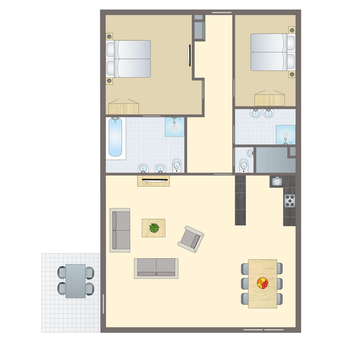Landal 4-persoons appartement