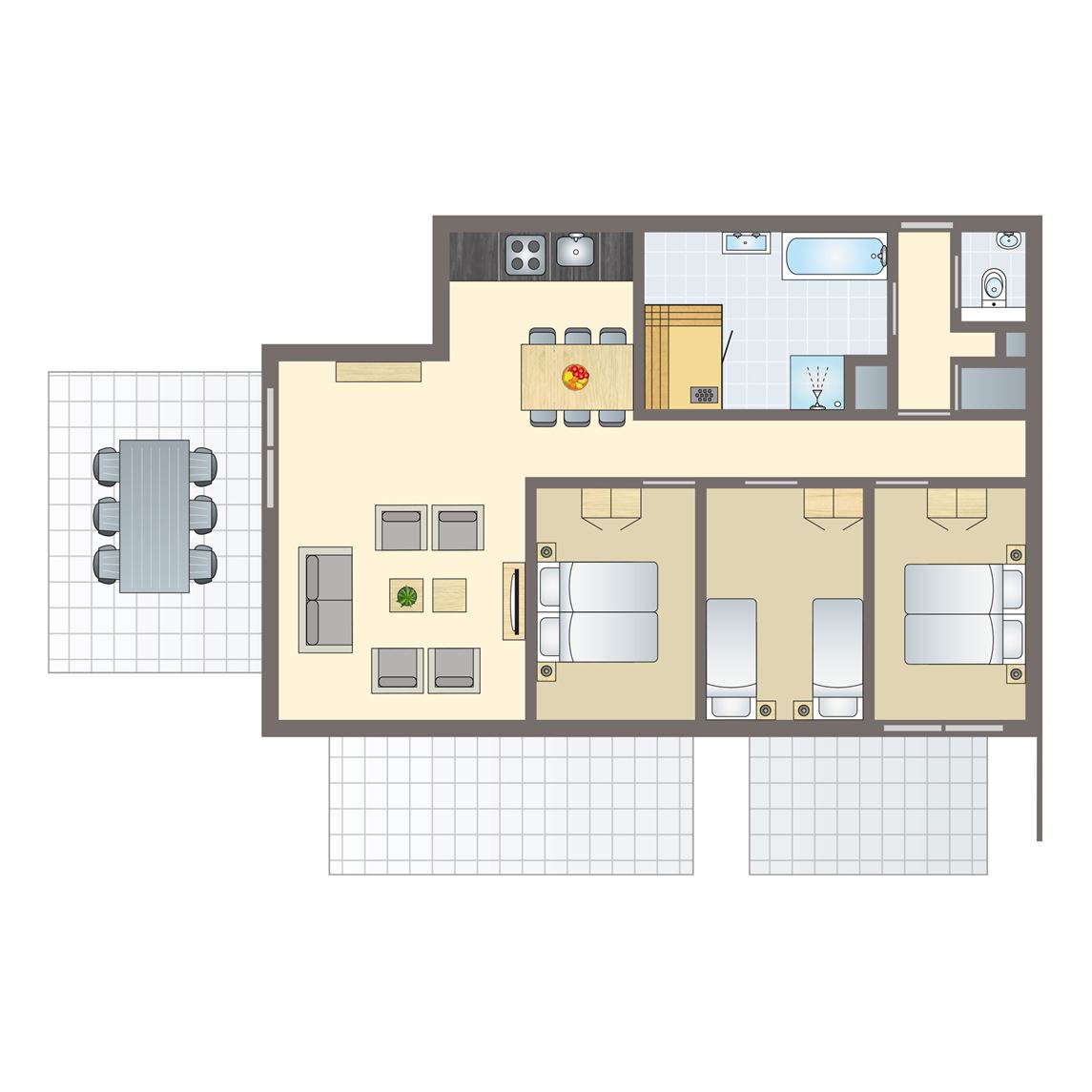 Landal 6-persoons appartement