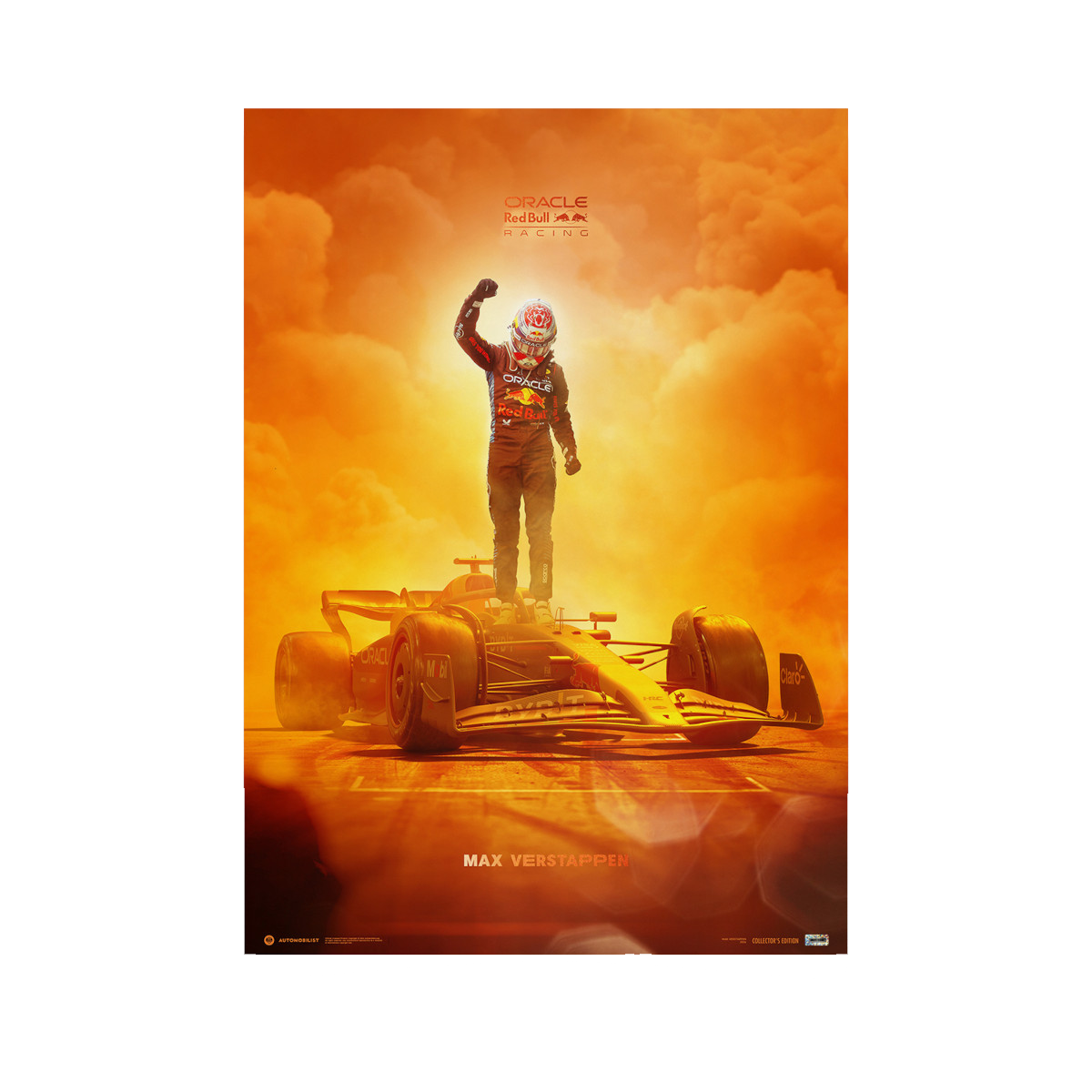 Max Verstappen Poster – 50×70 cm – Poster Max Verstappen – Collector&apos;s Edition – Red Bull Racing