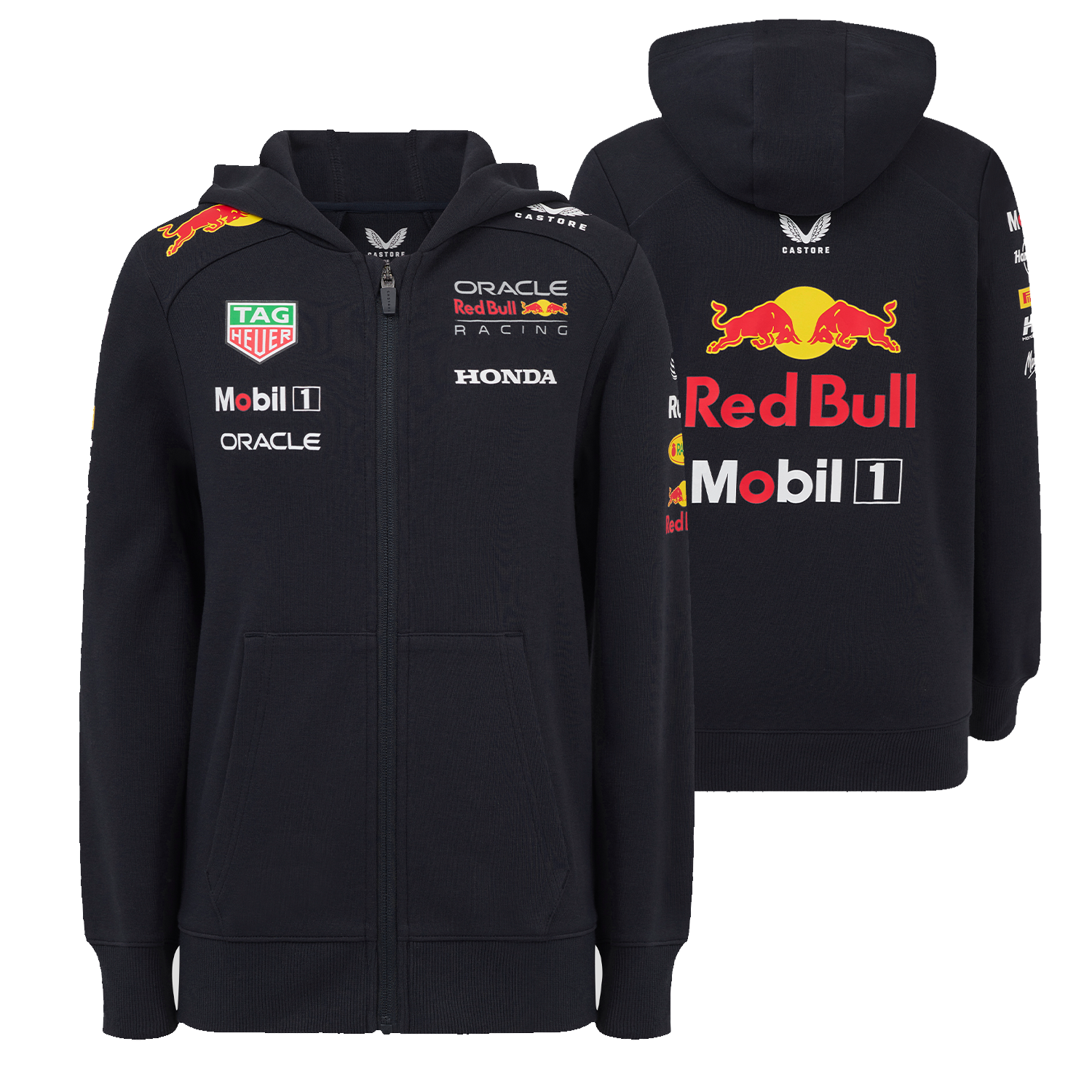 Red Bull Racing Vesten – 140-146 – Kids – Team Full Zip Hoodie 2025 – Max Verstappen
