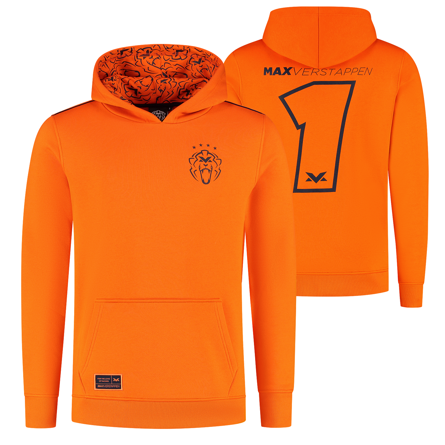 Hoodie – Oranje – Unleash The Lion – XXXL – Max Verstappen