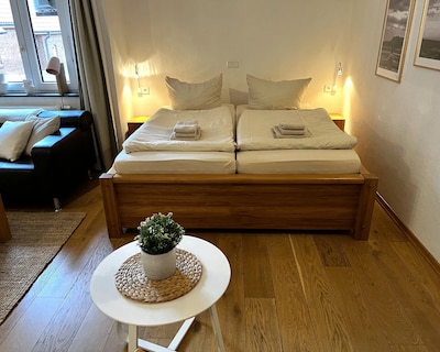 Studio Apartment Lüttje Düne With Balcony, Shared Outdoor Space & Wi-fi