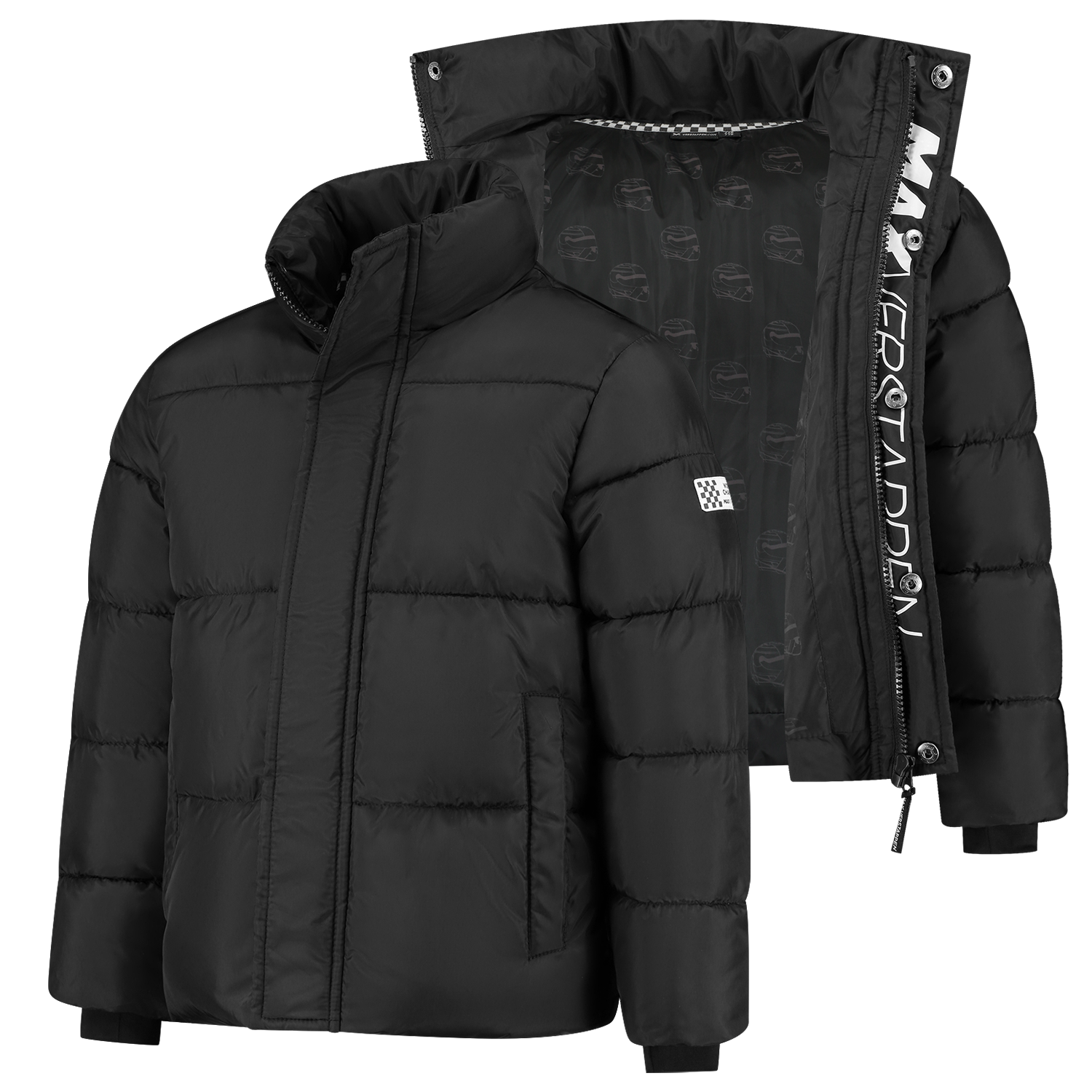MV Kids – Winterjas – Zwart – 146-152 – Max Verstappen